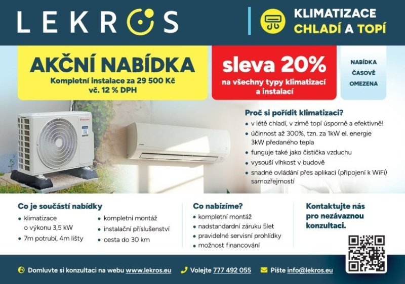 AKČNÍ KLIMATIZACE 