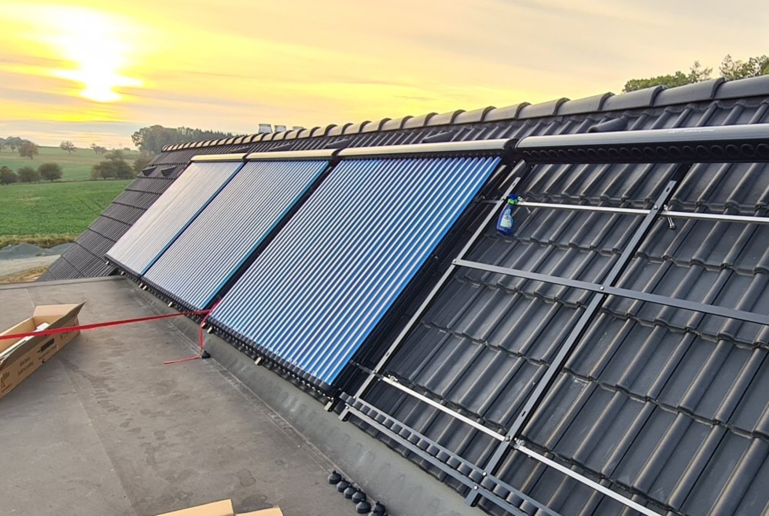 Termické panely - Solární termické panely pro ohřev vody