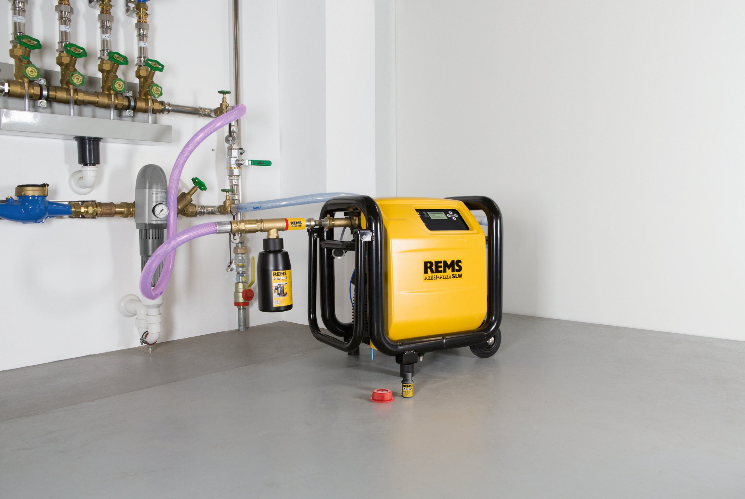 Čištění potrubí a dezinfekce vody