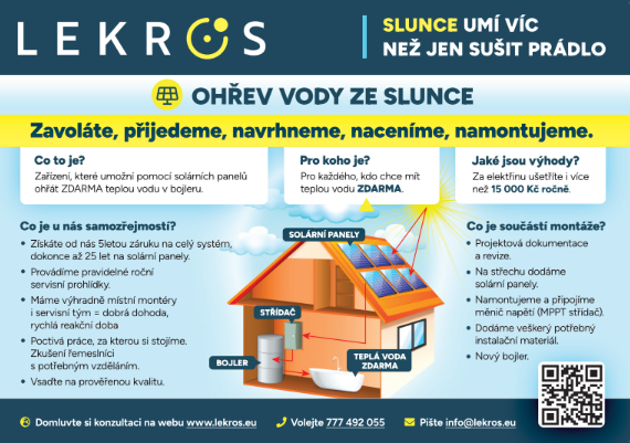 Ohřev Vody Ze Slunce 