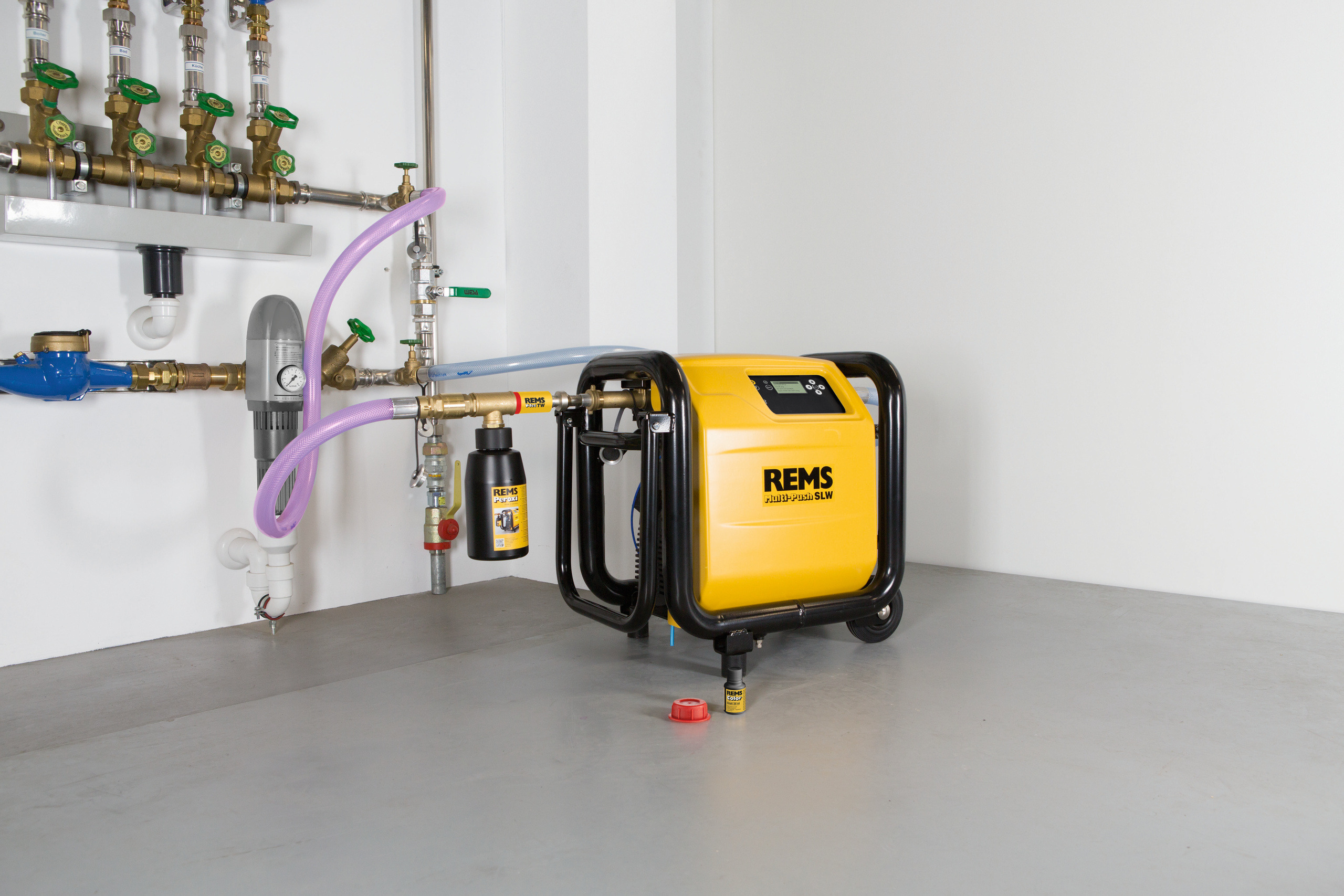 Čištění potrubí a dezinfekce vody